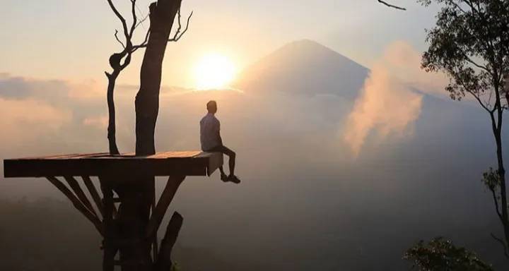 Lahangan Sweet on Bali - Viewpoint of Mount Agung