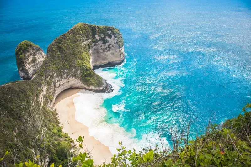 Kelingking Beach and Kelingking Secret Point in Nusa Penida Island